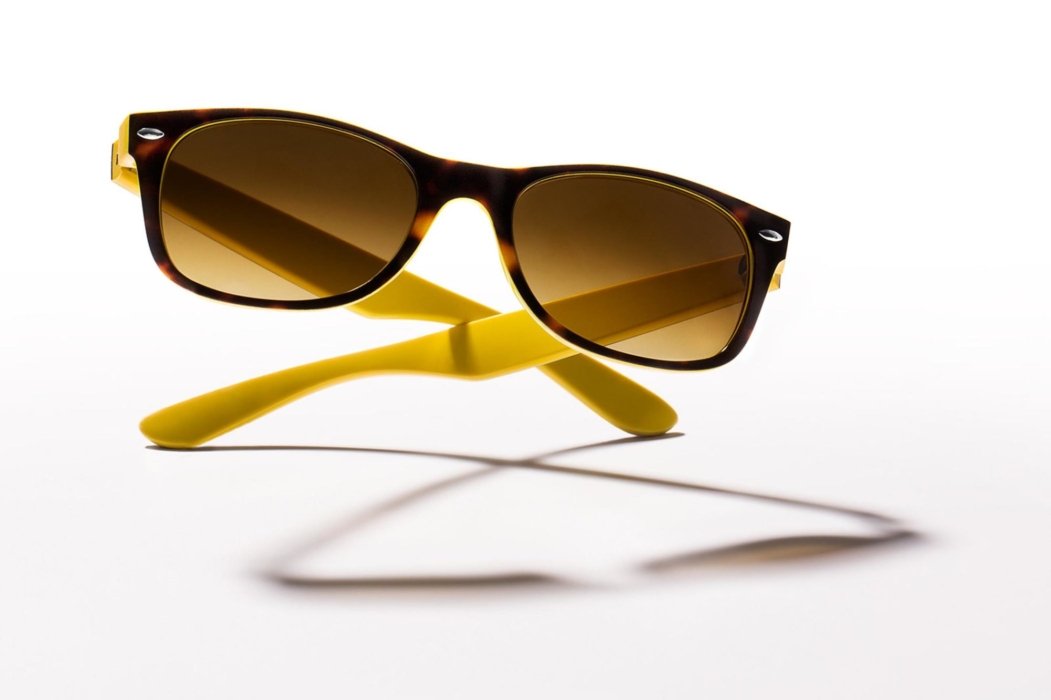 Ray Band floating sunglasses on a white background
