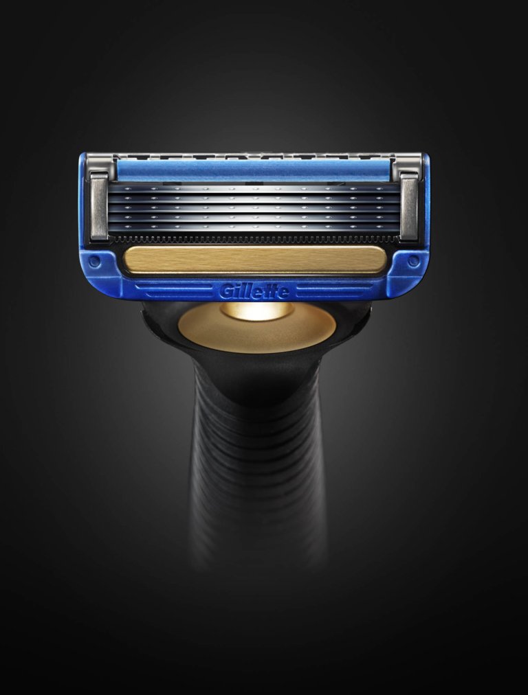 A high resolution shot of a Gillette rasor head