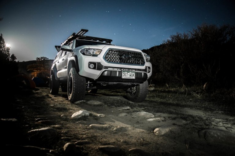 Rugged camping truck