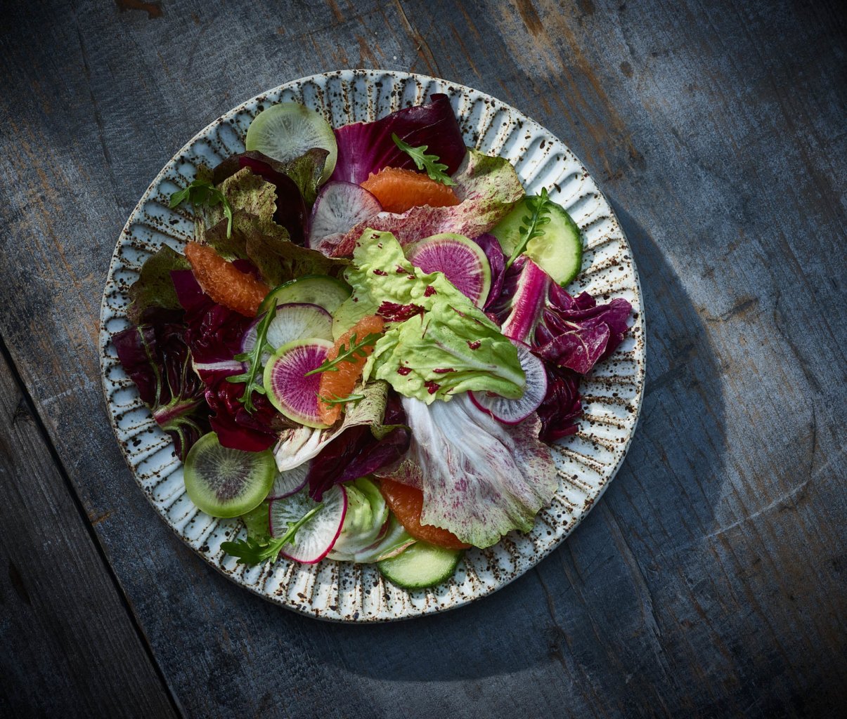 Mexico inspired editorial food photography - raw foods and veggies