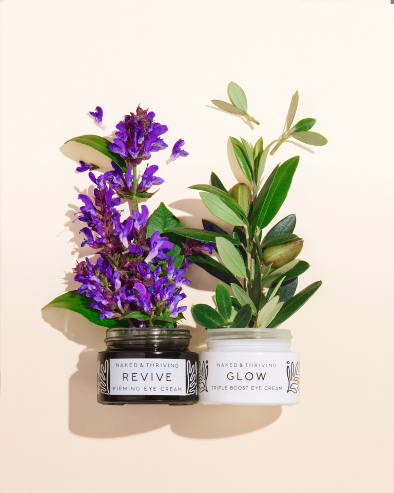 Naked and Thriving Radiant Eye Set lifestyle cream
