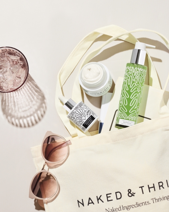 Naked & Thriving, Product Photography, Cosmetic, Lifestyle, OMS Photography