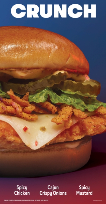 close up of a chicken sandwich