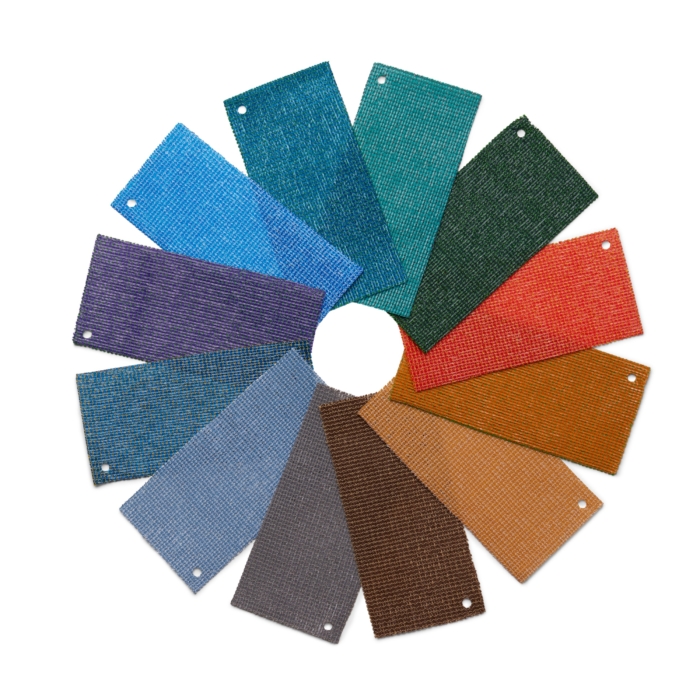 a close up of a color swatch