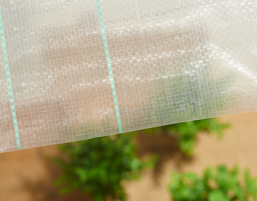 a close up of a plastic sheet
