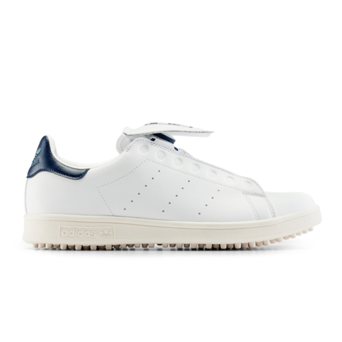 a white and blue shoe