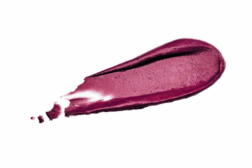 Cosmetic Product Swipe lipstick, blush, styled and photographed by beauty and cosmetics commercial photographer at OMS Photography