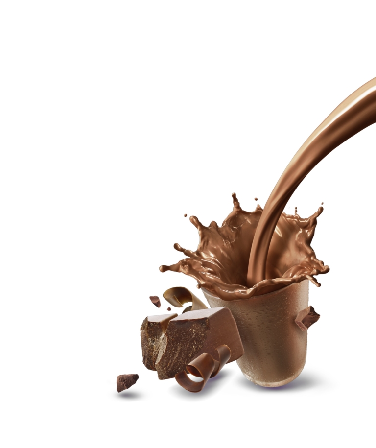 Pure Protein, Shake, chocolate, splash, on pack, onpack shot, retouching