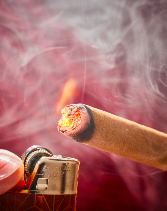 a hand holding a cigar, Swisher Sweets Cigar Photography, OMS Photography, Marci Rhodes, smoke, smoking
