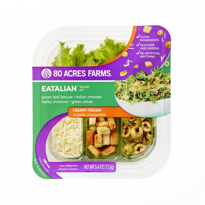 on white, packaging, ecommerce photography, on white photography, salad kit, OMS Photo, Marci, 80 Acres