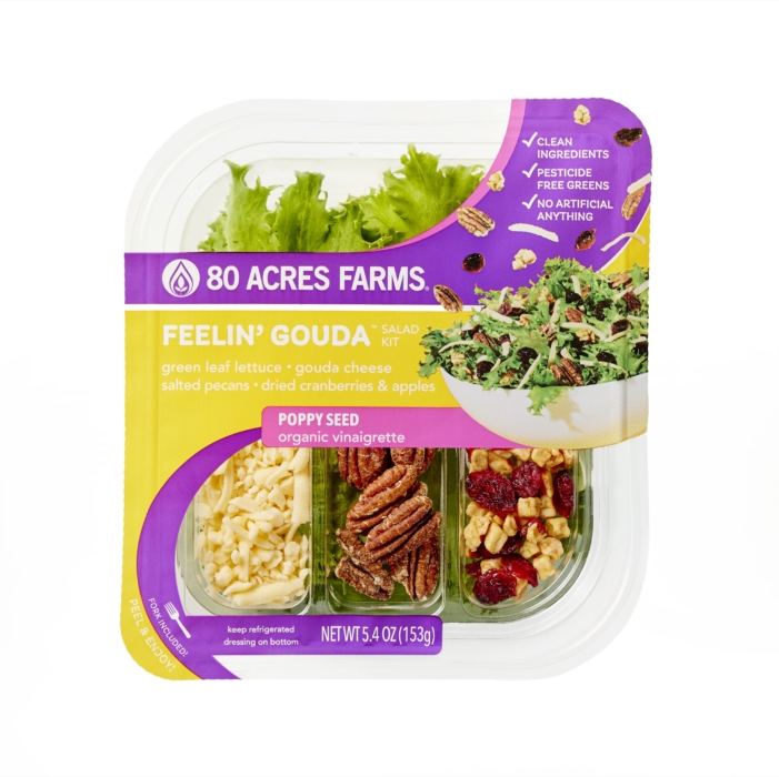 on white, packaging, ecommerce photography, on white photography, salad kit, OMS Photo, Marci, 80 Acres