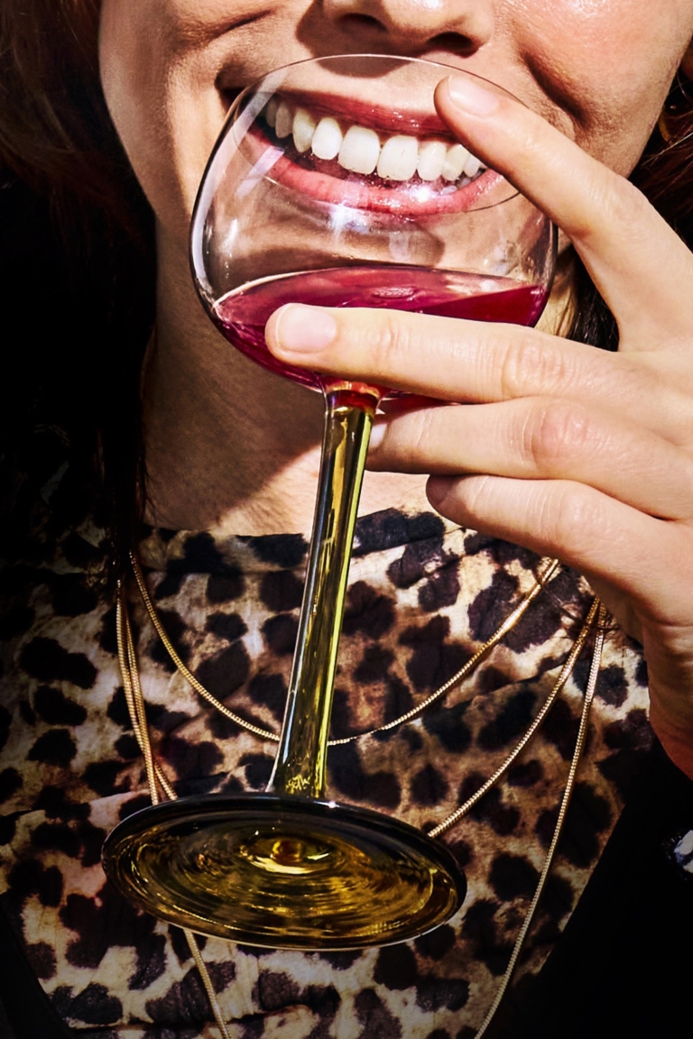 Pink cocktail commercial photography