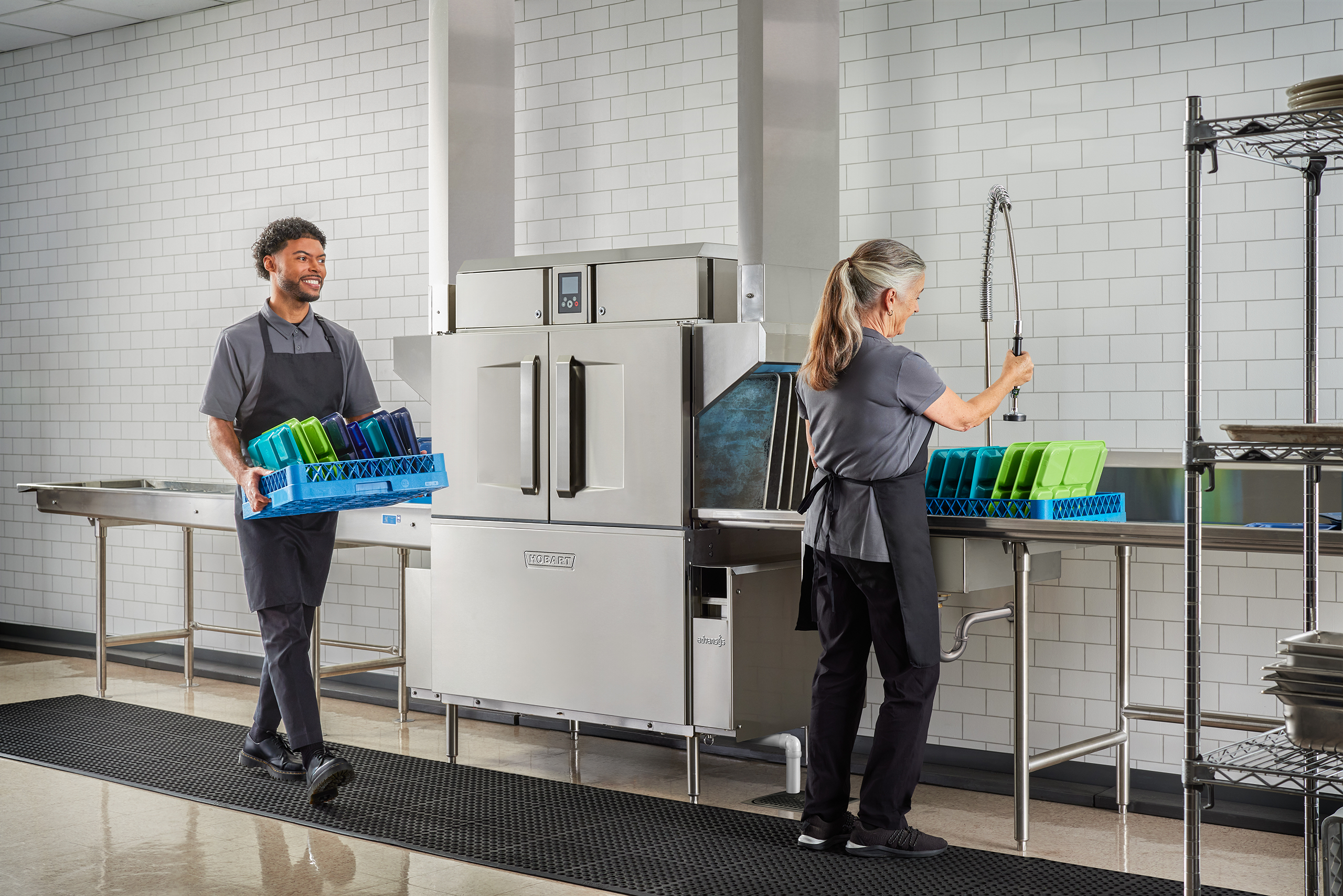 hobart, industrial dishwasher